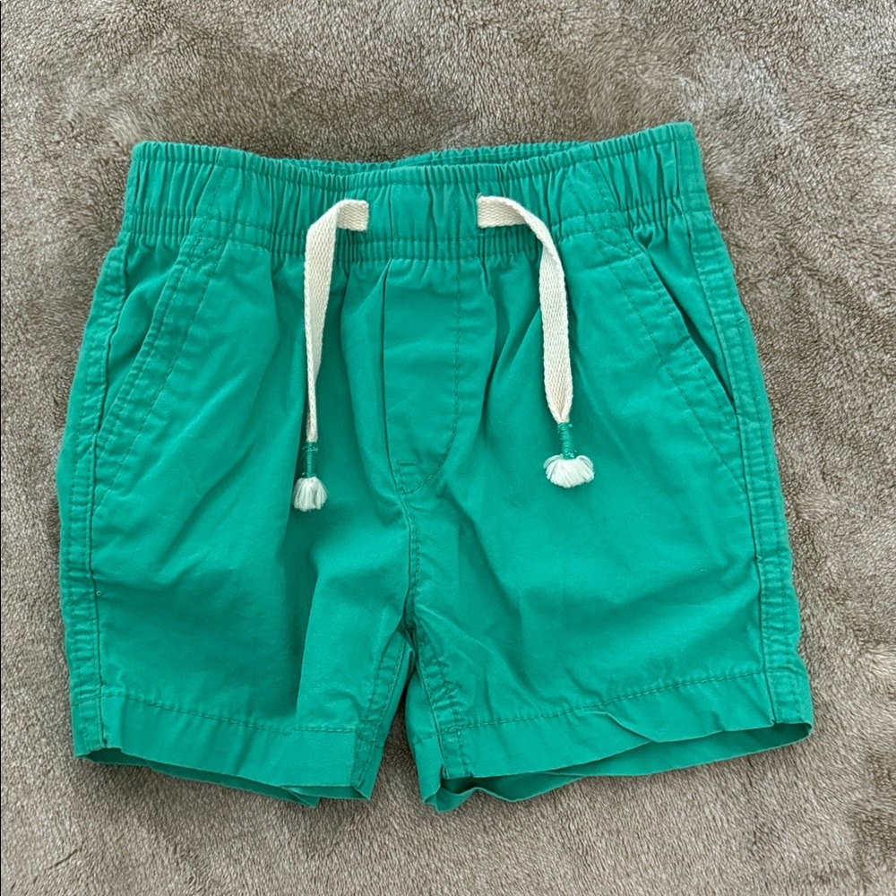 Baby GAP Green Kids Shorts with Drawstring
